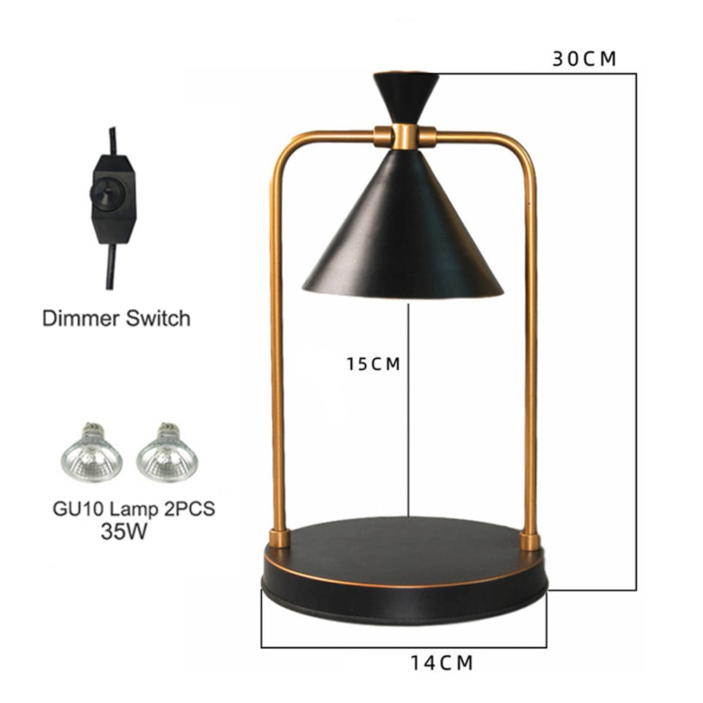 Electric Wax Melt Lamp For Aromatherapy Candle Warmer Lantern With TopDown Melting Burner For Spa A 4