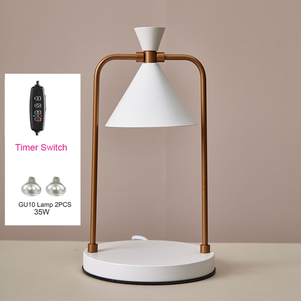 Electric Wax Melt Lamp For Aromatherapy Candle Warmer Lantern With TopDown Melting Burner For Spa A 9