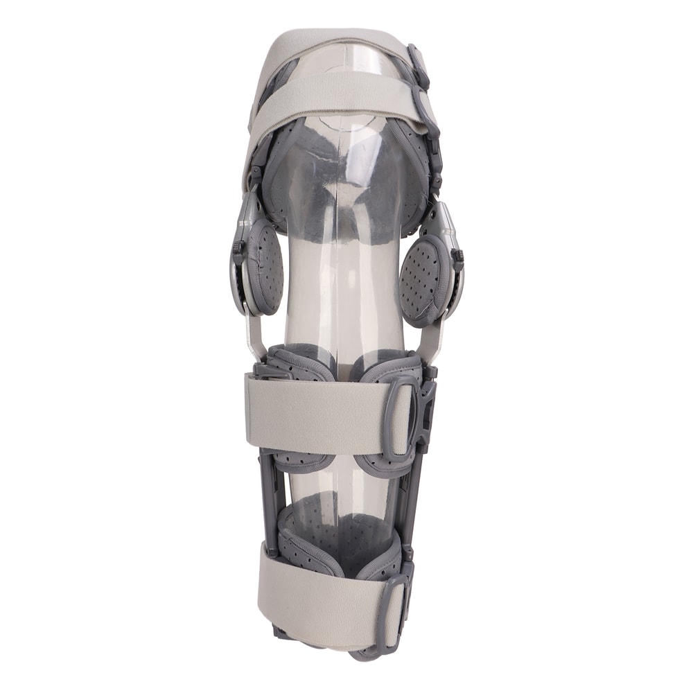 Hinged Knee Brace Stabilizer for Injury Support, Recovery Orthopedic Rehab Post-Op