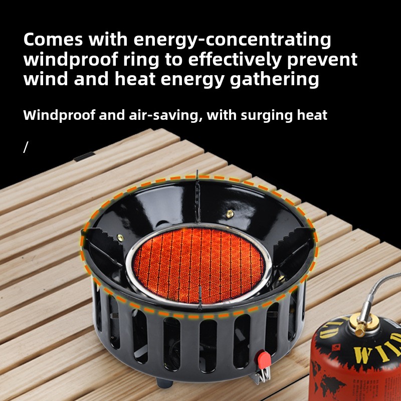 EnergyEfficient Camping Butane Stove Portable Propane Burner For Outdoor Adventures 1