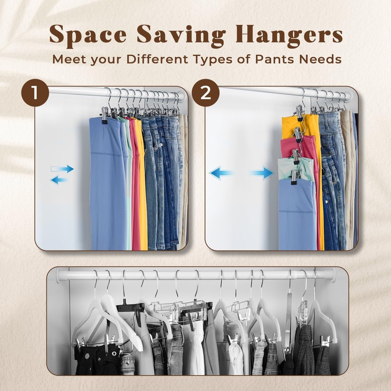 Stainless Steel Clothespins with Hook, Durable Laundry Organizer Clips for Efficient Clothes Management