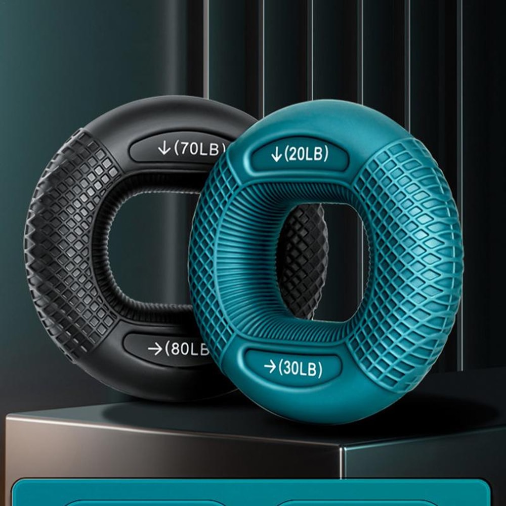 Silicone Finger Gripper Ring Hand Strengthener For Fitness Exercise Carpal Tunnel Relief 1