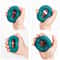 Silicone Finger Gripper Ring Hand Strengthener For Fitness Exercise Carpal Tunnel Relief 4