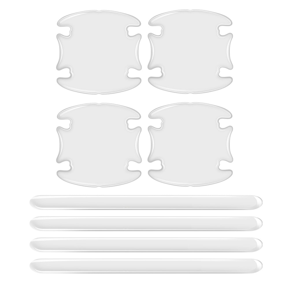 Invisible Scratch Protection Stickers For Car Door Handles Rearview Mirrors Transparent Silicon An 7