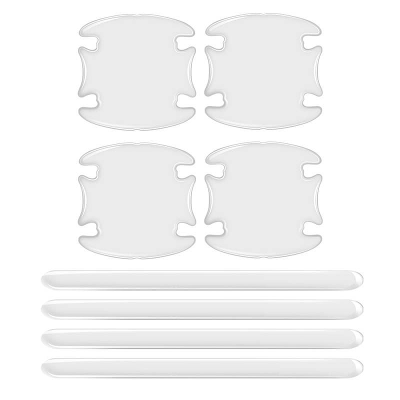 Invisible Scratch Protection Stickers For Car Door Handles Rearview Mirrors Transparent Silicon An 7
