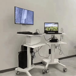 cosmetic trolley with wheels, salon organizer and storage cart for eyelash & beauty tools