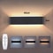 Remote Control LED Wall Lamp, Modern Dimmable Indoor Wall Light with LED Plate