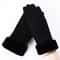 Women Winter Suede Touchscreen Gloves Plush Warm Driving Cycling Mittens 4