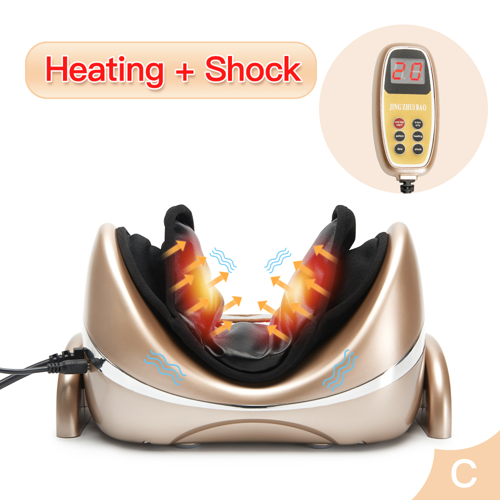 Electric Neck Massager, Vibration Heat & Air Compression Pillow for Cervical Pain Relief