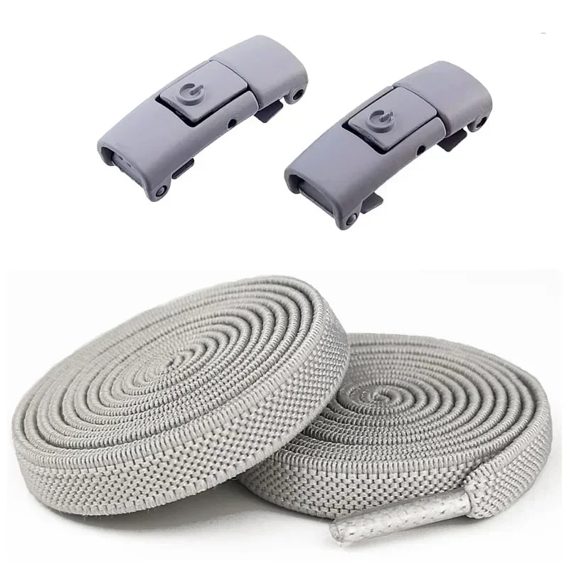 No Tie Elastic Shoelaces For Kids Adults Press Lock Design Widened Flat Shoelaces For Sneakers 12