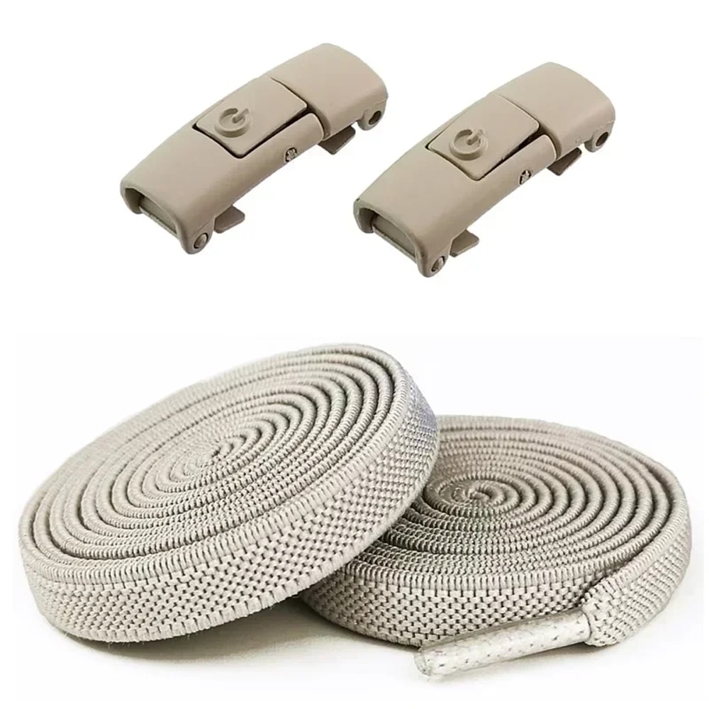 No Tie Elastic Shoelaces For Kids Adults Press Lock Design Widened Flat Shoelaces For Sneakers 10