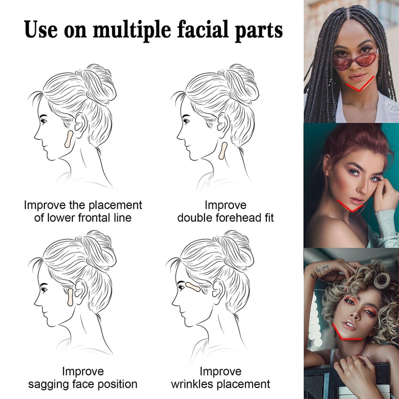 Thin Face Sticker Invisible Face Lift Patch Breathable AntiWrinkle Chin Lift Patch For Skin Care 5