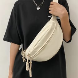 lightweight unisex sports crossbody bag, adjustable chest bag for travel, running, and workouts