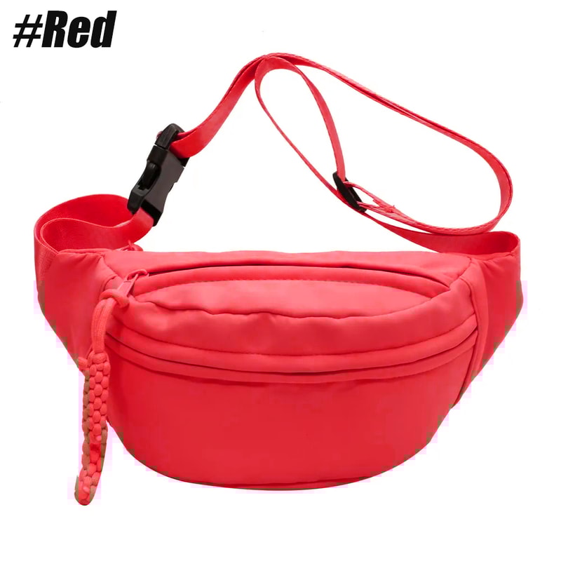 Lightweight Unisex Sports Crossbody Bag Adjustable Chest Bag For Travel Running And Workouts 6