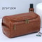 Premium Leather Toiletry Bag For Men And Women Hanging Travel Toiletry Organizer 6