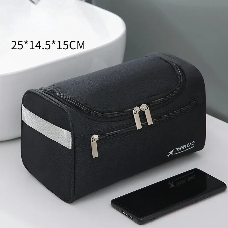 Premium Leather Toiletry Bag For Men And Women Hanging Travel Toiletry Organizer 9