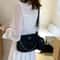 Stylish Nylon Shoulder Bag Set Chic Solid Color Handbags With Chain Strap For Everyday Use Travel 5