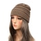 Trendy Cable Knit Knitted Beanie Hat For Women Soft Warm Stylish Winter Cap 2