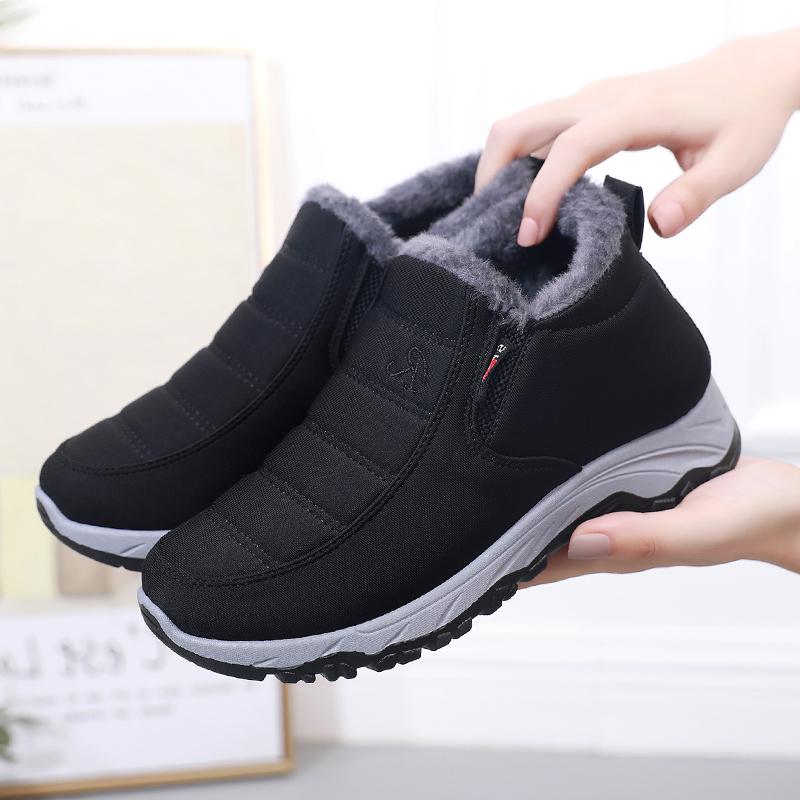 Winter Women FleeceLined Snow Boots For MiddleAged Elderly Warm Thickened Short Boots 6