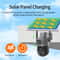WiFi Solar Camera Wireless Outdoor CCTV Surveillance With Dual Lens PTZ Solar Panel 1