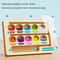 Montessori Magnetic Color Sorting Maze Board For Kids Sensory Educational Toy With Beads Wooden Co 1