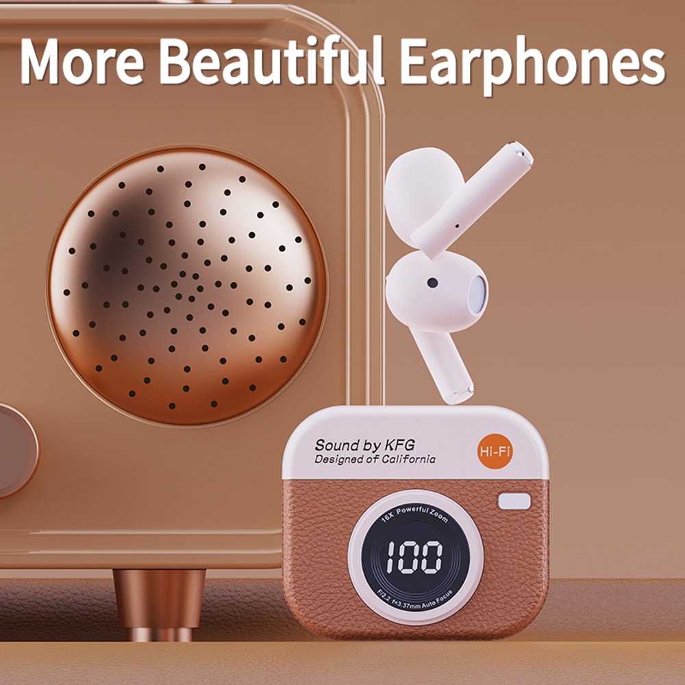 TWS Wireless Earbuds with Bluetooth, 36-Hour Playtime & LED Display