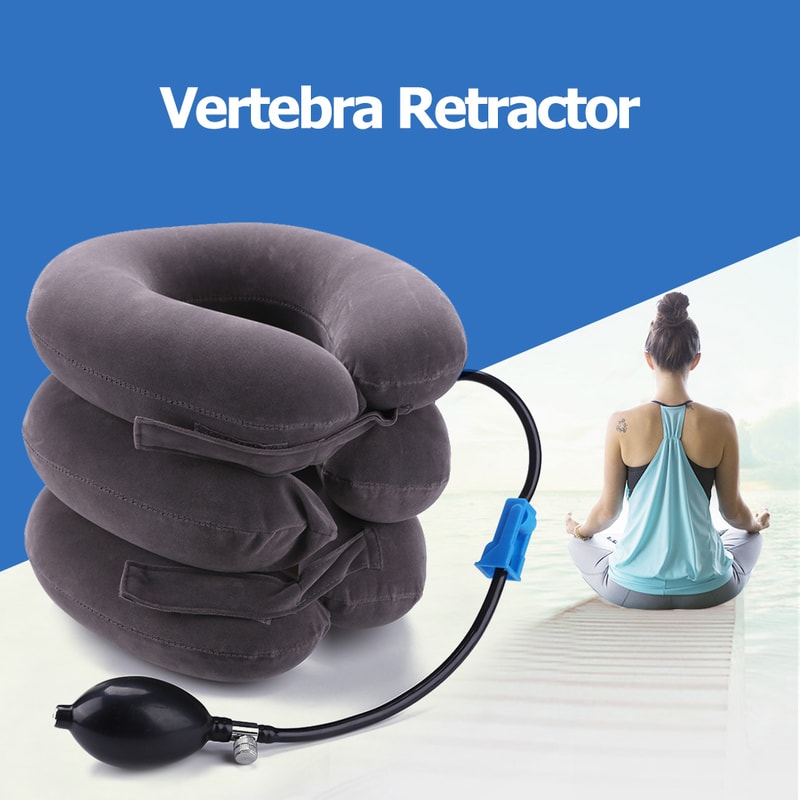 Inflatable Cervical Neck Traction Device For Instant Pain Relief Comfortable Neck Support Brace For 0