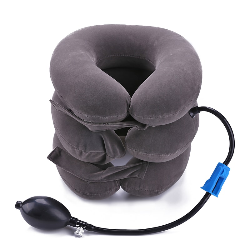 Inflatable Cervical Neck Traction Device For Instant Pain Relief Comfortable Neck Support Brace For 5