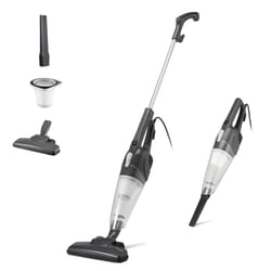 2-in-1 corded stick vacuum cleaner, lightweight, handheld & washable filter