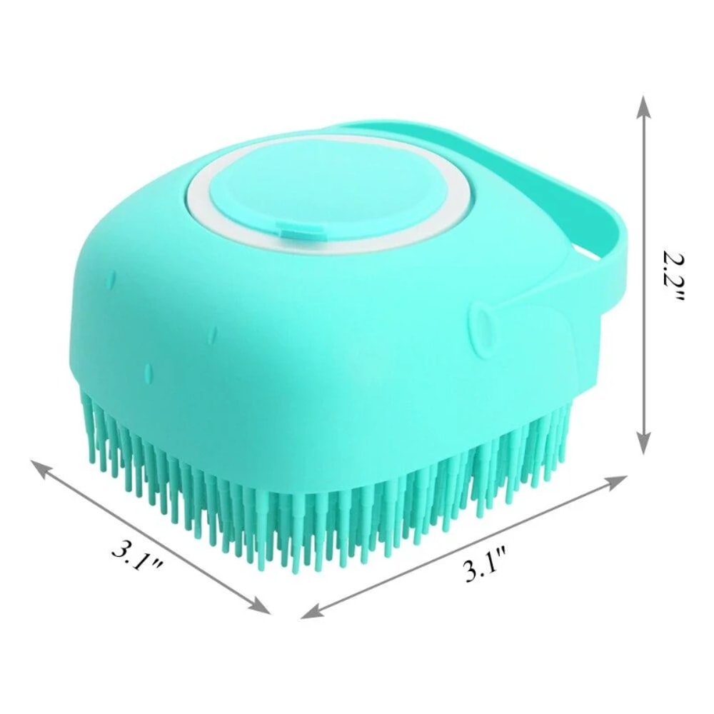 Soft Silicone Pet Shampoo Brush For Dogs Cats Gentle Massage Grooming Comb For Short Hair Bathing 5