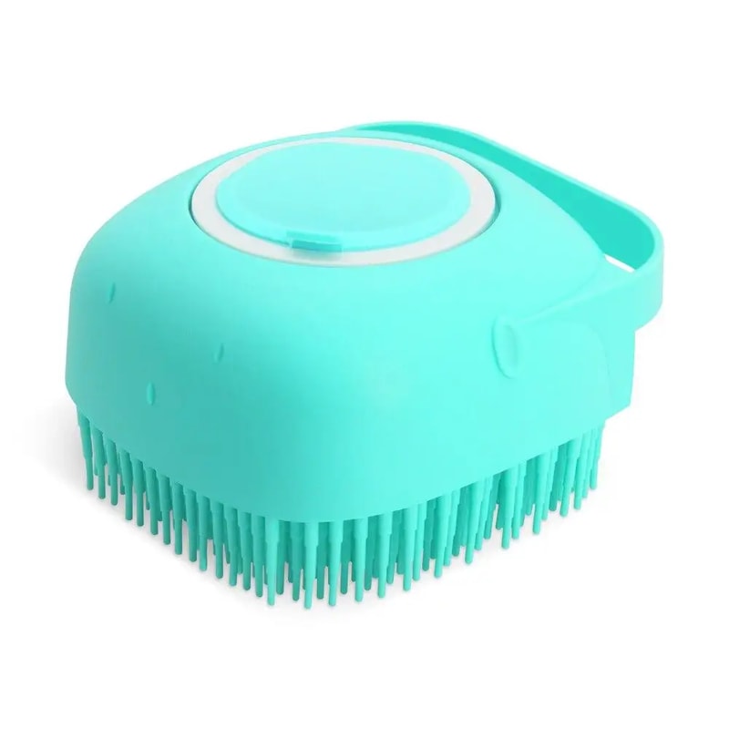 Soft Silicone Pet Shampoo Brush For Dogs Cats Gentle Massage Grooming Comb For Short Hair Bathing 7