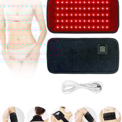 infrared light therapy belt for waist slimming, fat burning, and back pain relief, full body heat pad
