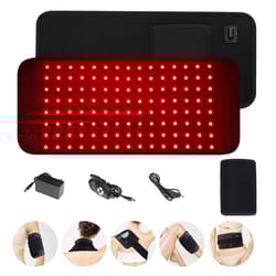 red infrared light therapy pad, led beauty device for face, body, back, knee, hands, and feet relief