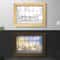 Luminous Decorative LED Wall Lamp USB Plug Dimmable Wooden Artwork Sunlight Photo Table Lamp For In 3