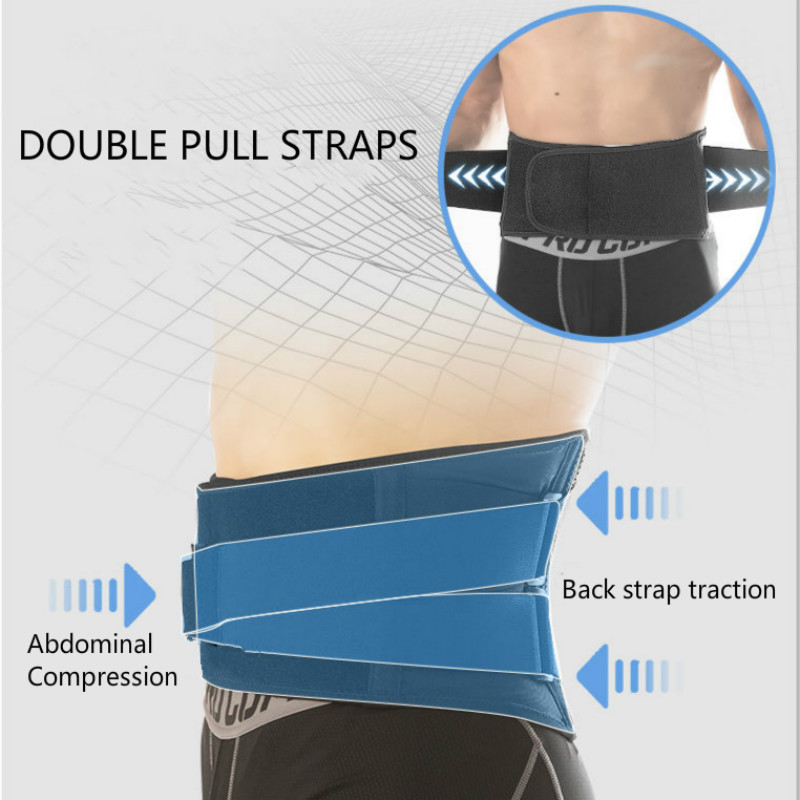 Medical Back Brace Waist Trainer Belt for Spine Support, Breathable Lumbar Corset for Men & Women, Orthopedic Gym Belt