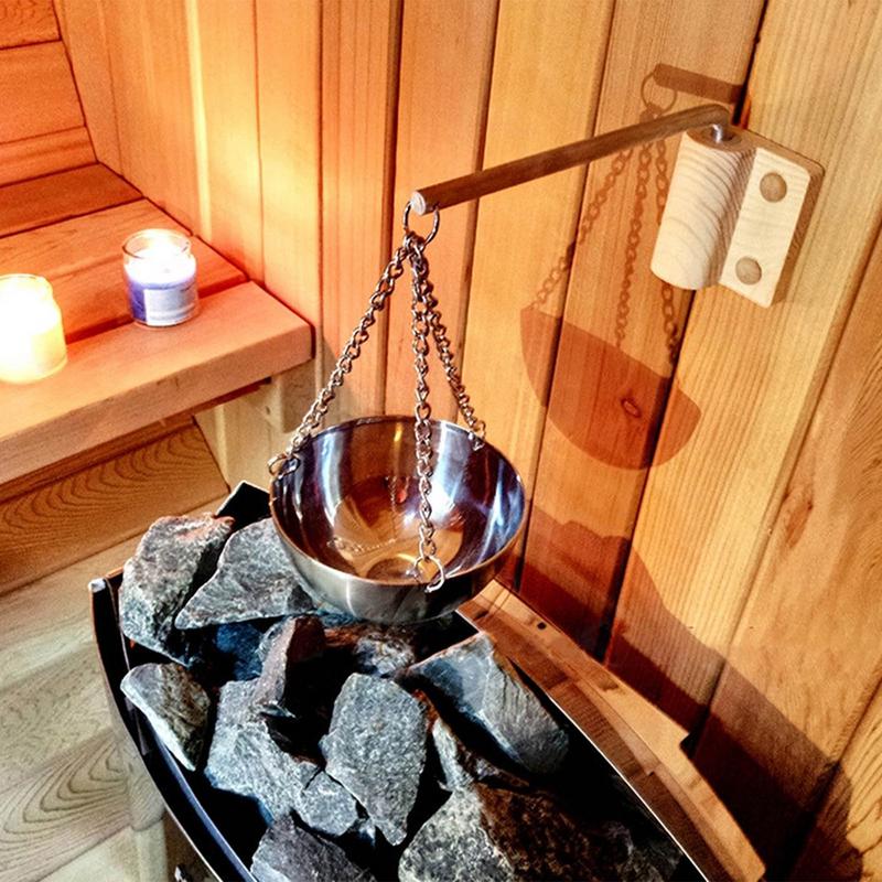Sauna Aromatherapy Oil Diffuser Bowl, Essential Oil Fragrance Holder for Sauna & Spa