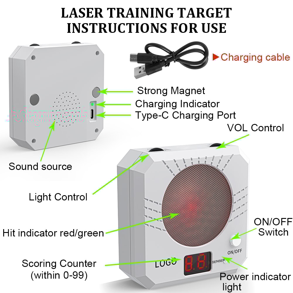 Advanced Infrared Laser Shooting Target With Electronic Scoring Target System For Interactive Pract 2