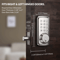 Smart Keypad Door Lock Digital Keyless Entry With AntiPeeking Password Auto Lock And Easy Installat 5