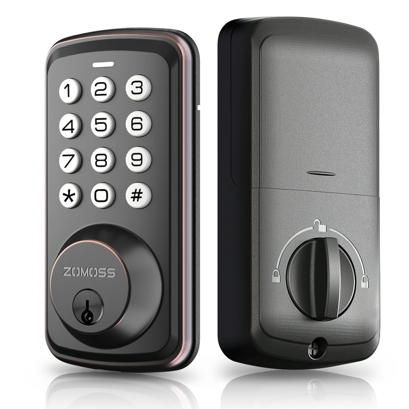 Smart Keypad Door Lock Digital Keyless Entry With AntiPeeking Password Auto Lock And Easy Installat 7