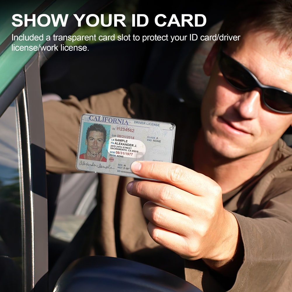 Aluminum Slim Minimalist Wallet For Men Holds 15 Cards Cash With Stretchable Belt 2