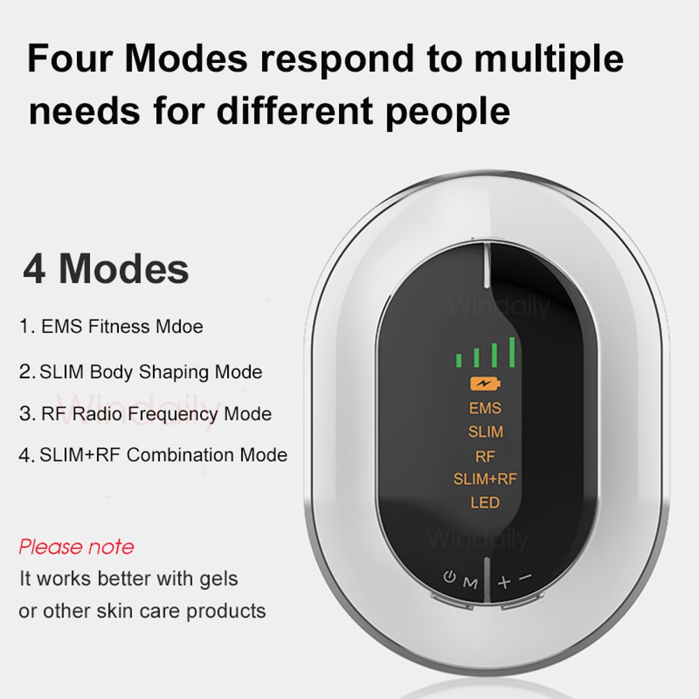 EMS RF Body Slimming Machine Fat Burner And Cellulite Massager With LED Light Therapy For Weight L 6