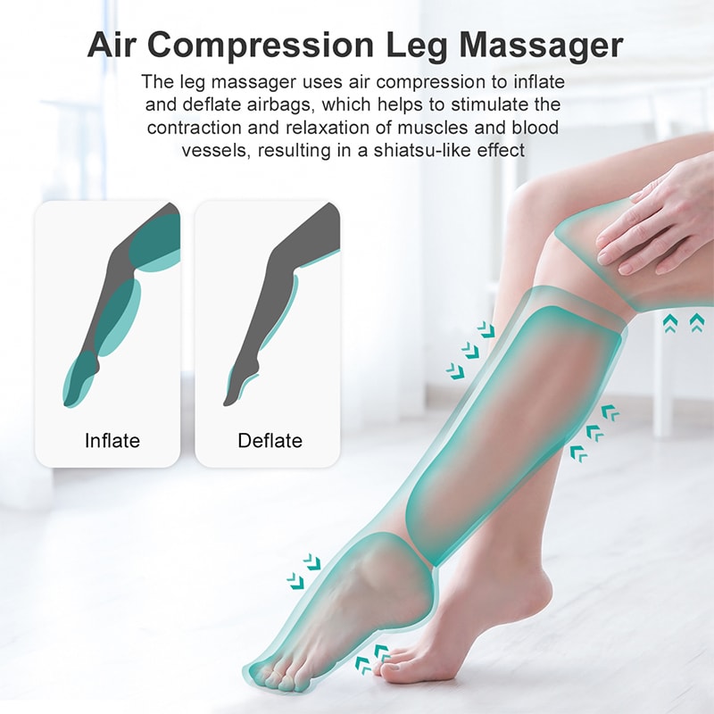 Air Compression Leg Massager For Circulation And Recovery Foot And Calf Relaxation Therapy 1