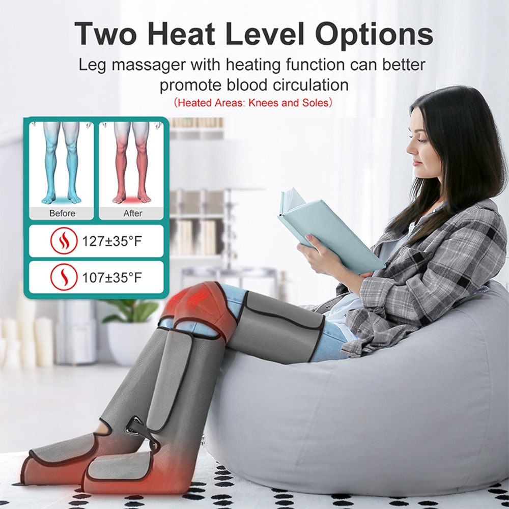 Air Compression Leg Massager For Circulation And Recovery Foot And Calf Relaxation Therapy 2