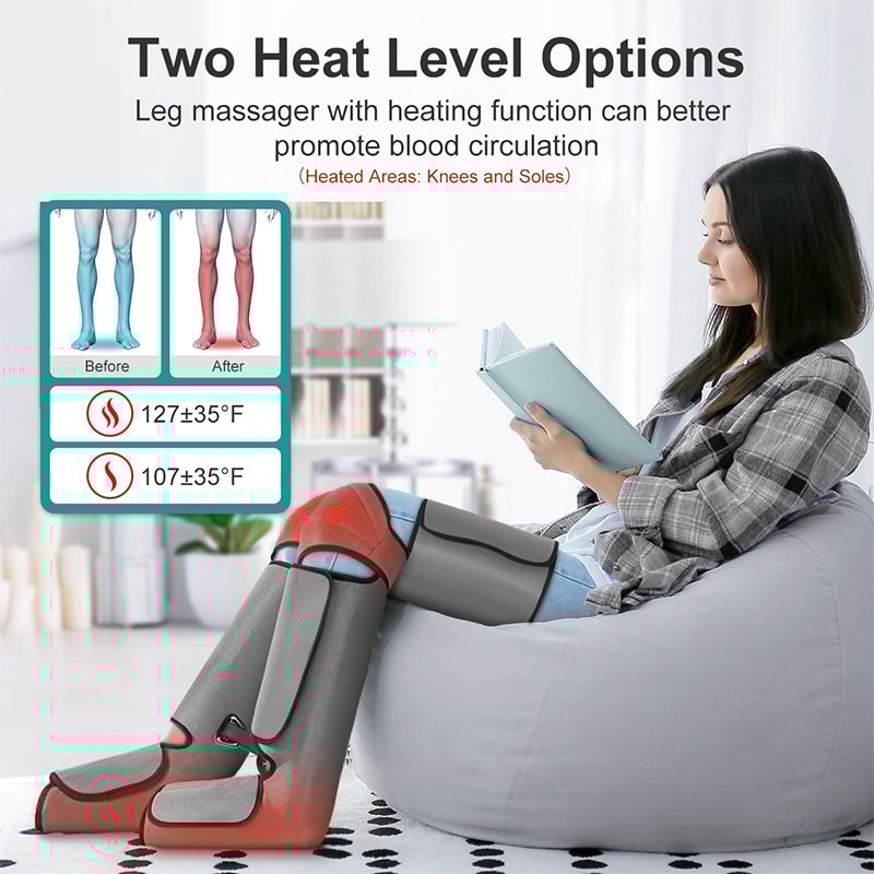 Air Compression Leg Massager For Circulation And Recovery Foot And Calf Relaxation Therapy 2