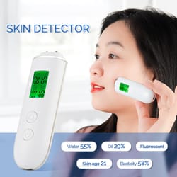 portable digital skin tester for face moisture oil elasticity and skin age analysis