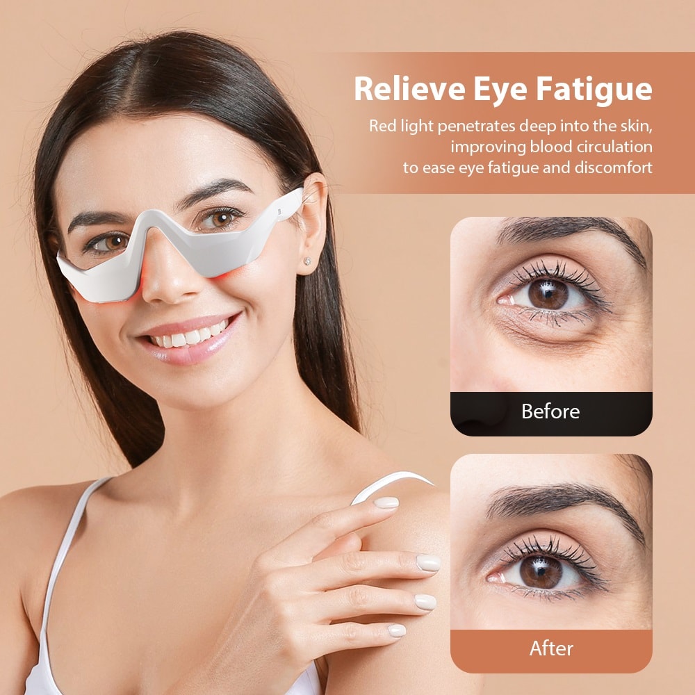 Electric Eye Massager Glasses for Eye Fatigue Relief and Relaxation