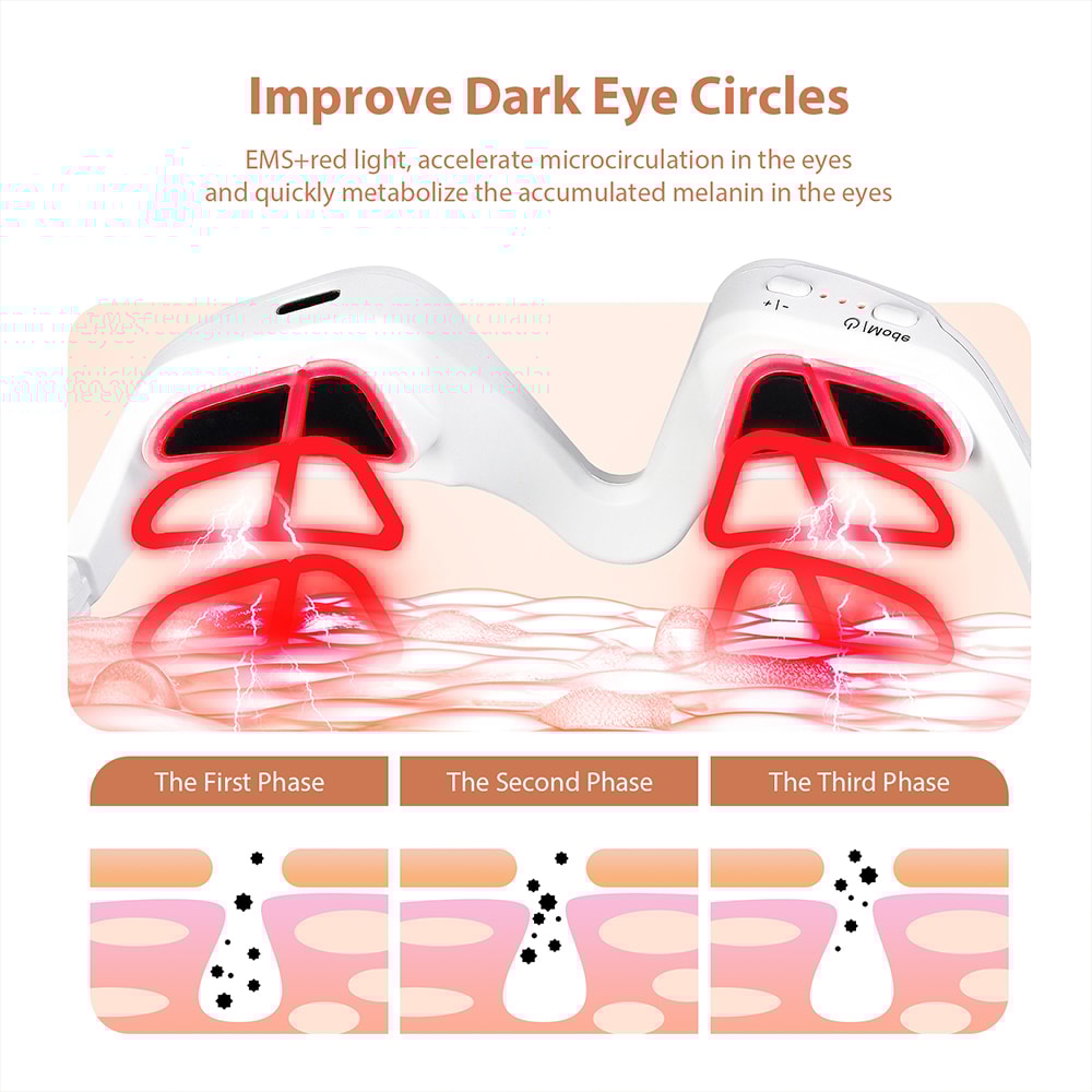 Electric Eye Massager Glasses for Eye Fatigue Relief and Relaxation