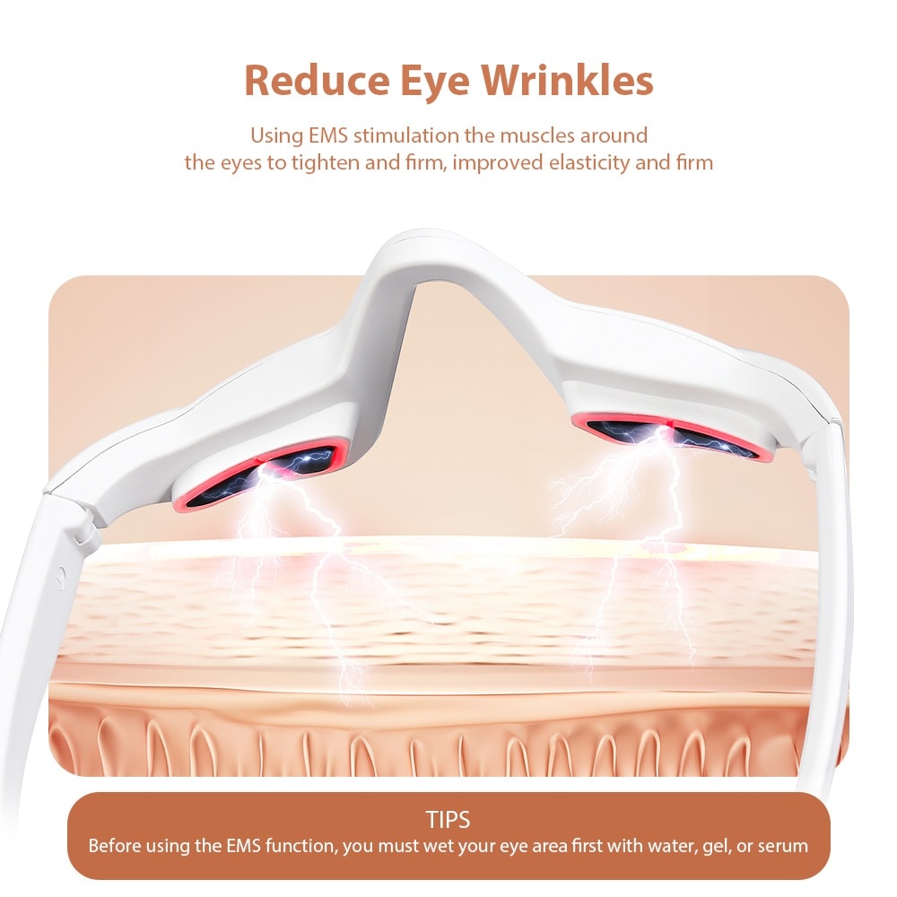 Electric Eye Massager Glasses for Eye Fatigue Relief and Relaxation