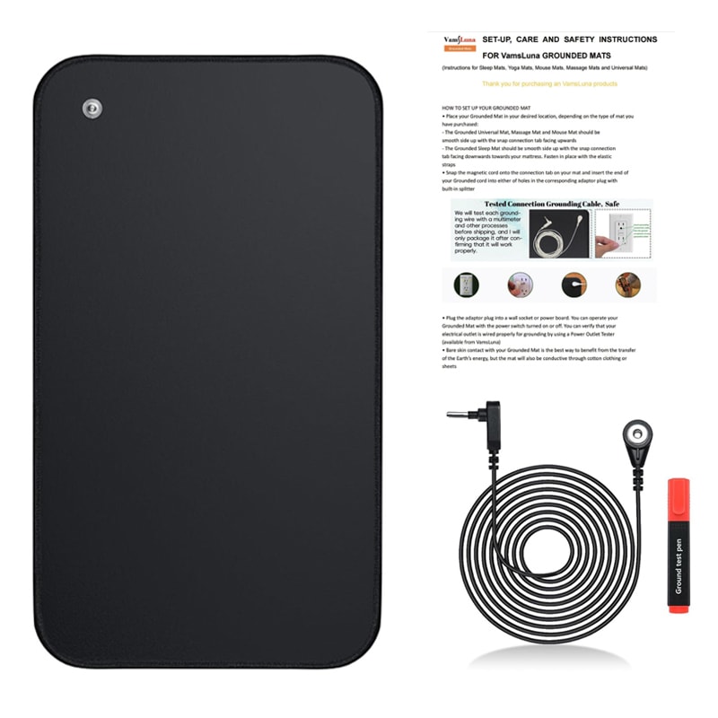 Grounding Mat Earthing Pad For Desk And Sleep Support Natural Wellness Grounding Pad 5