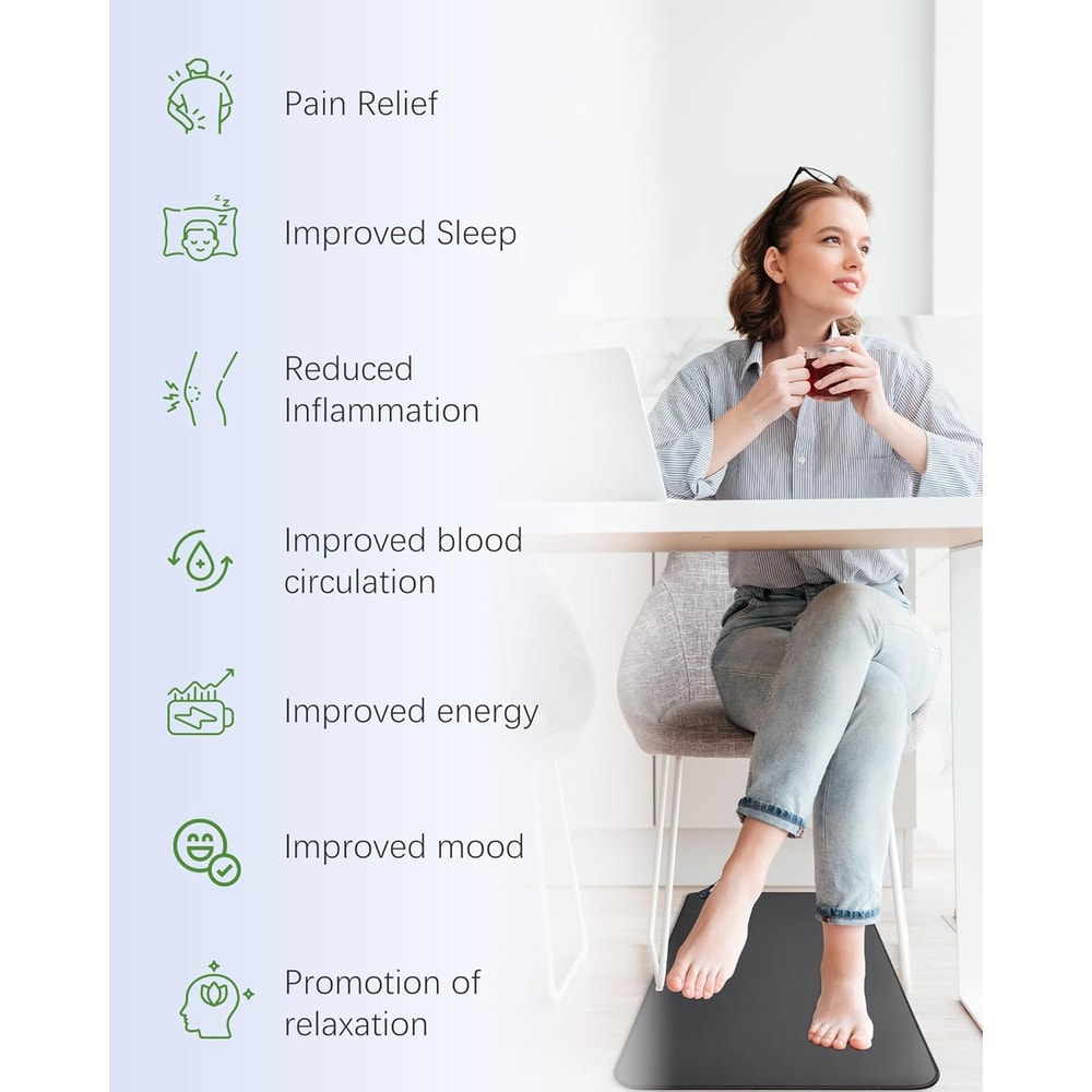 Grounding Mat Earthing Pad For Desk And Sleep Support Natural Wellness Grounding Pad 1